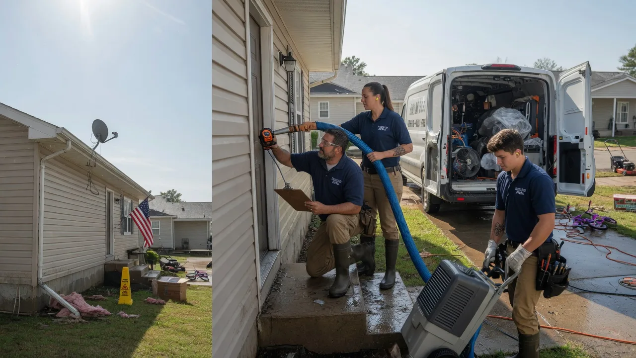 Ceiling Water Damage Restoration in Weyauwega, WI near me